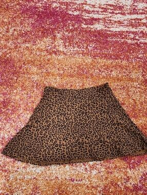 Like New The Limited Women's Leopard Print Circle skirt